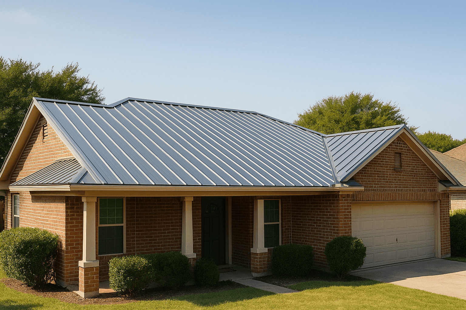 Standing seam metal for an energy retrofit